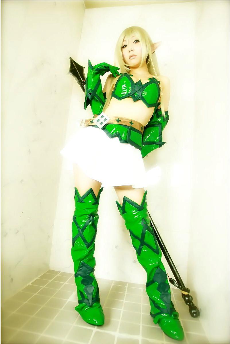 [Cosplay]  Queens Blade  Echidna & Alleyne Vs Tentacles SP2